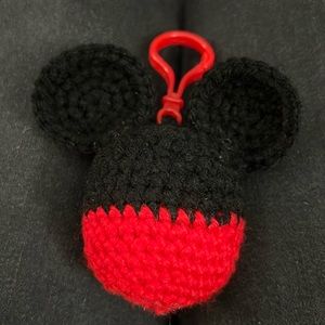 Your Favorite Mouse Mickey Christmas Tree Ornament or Backpack Bling Crochet